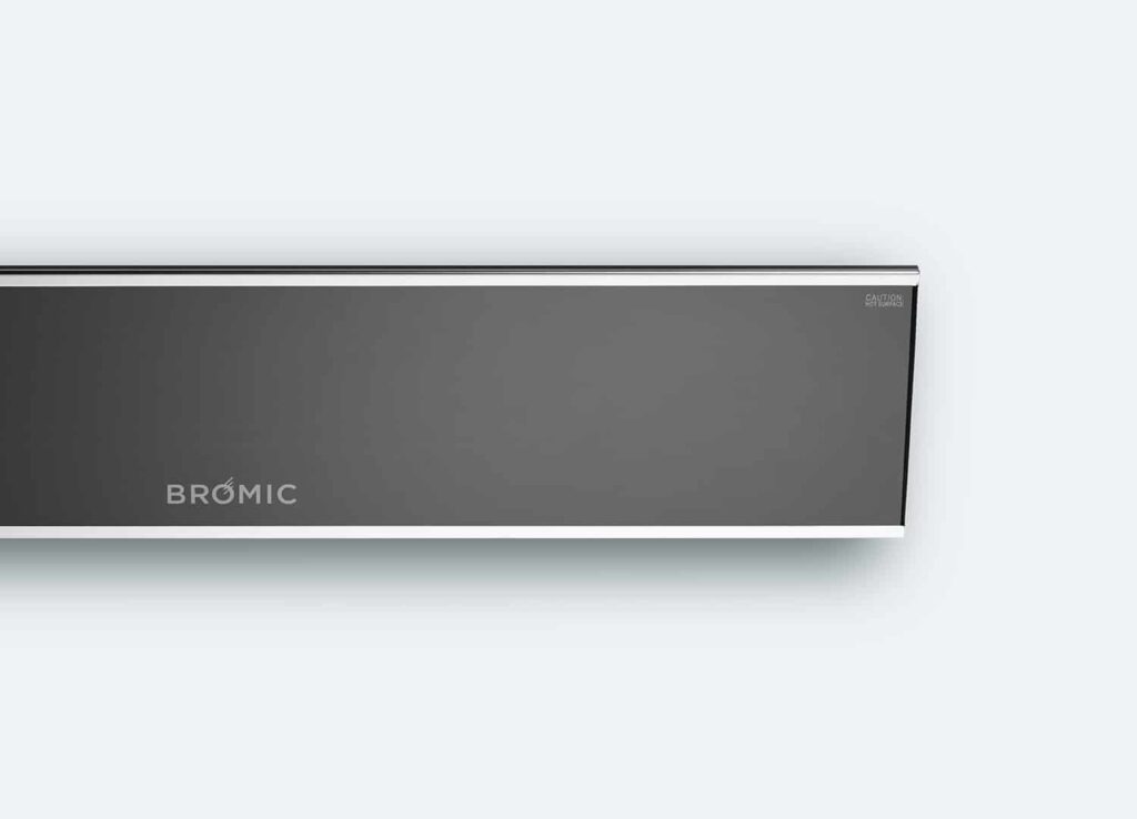 Bromic Heating Platinum Electric Heater in Black